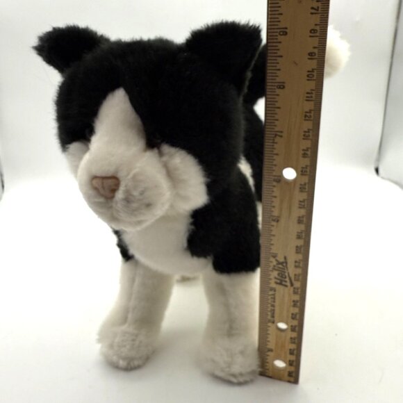 Douglas Scooter the Black & White Cat Stuffed Animal Standing Plush Cuddly Soft - Picture 11 of 12